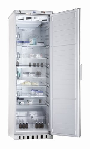Холодильник фармацевтический ХФ 400-2, дверь металл, с замком