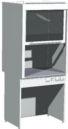 Шкаф вытяжной лабораторный ШВ-01-МСК (керамика, кран, тумба)