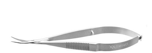 TMS 401 Ножницы изогнутые по Весткотту, тупоконечные, плоская ручка