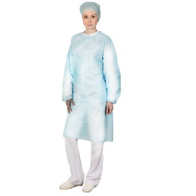 Одежда одноразовая медицинская  Халат хирургический нестерильный 140 см