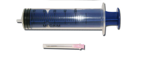 MedAim, шприц 50 мл, 3-х комп., игла 1,2*40мм 18GХ1/2 инъекционный