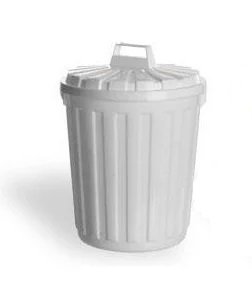 Емкость-контейнер для сбора хранения и удаления медицинских органических отходов: Бак с крышкой белый для отходов класса "А", 12л.